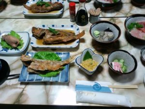 どれも美味しい。目の前の海からの恵み