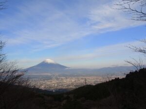 静岡側の富士山