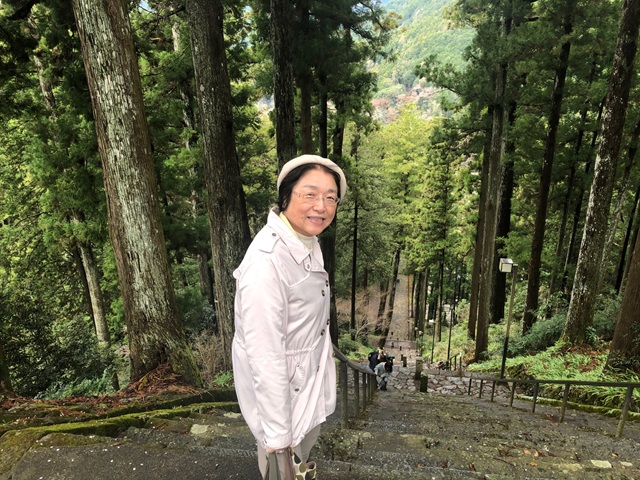 身延山の石段