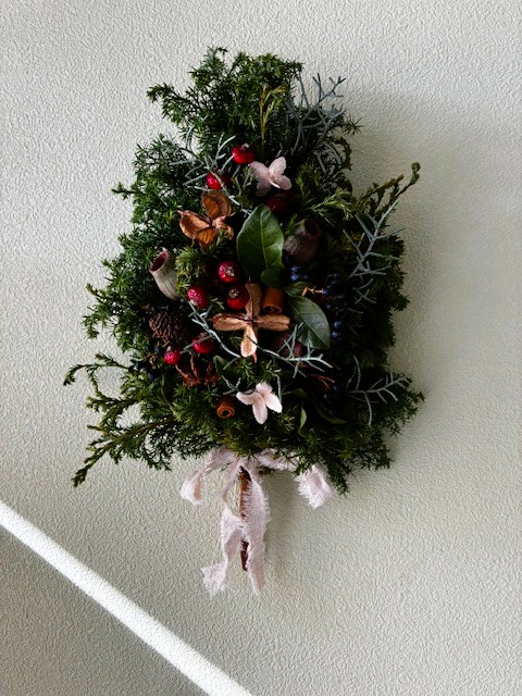 クリスマスのリース