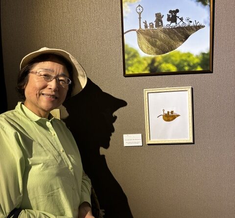 切り絵と内藤いづみ